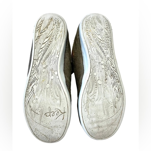 Keep Women's 10 Canvas Shoes Mid Top Aztec Sneakers Brown - Picture 8 of 9